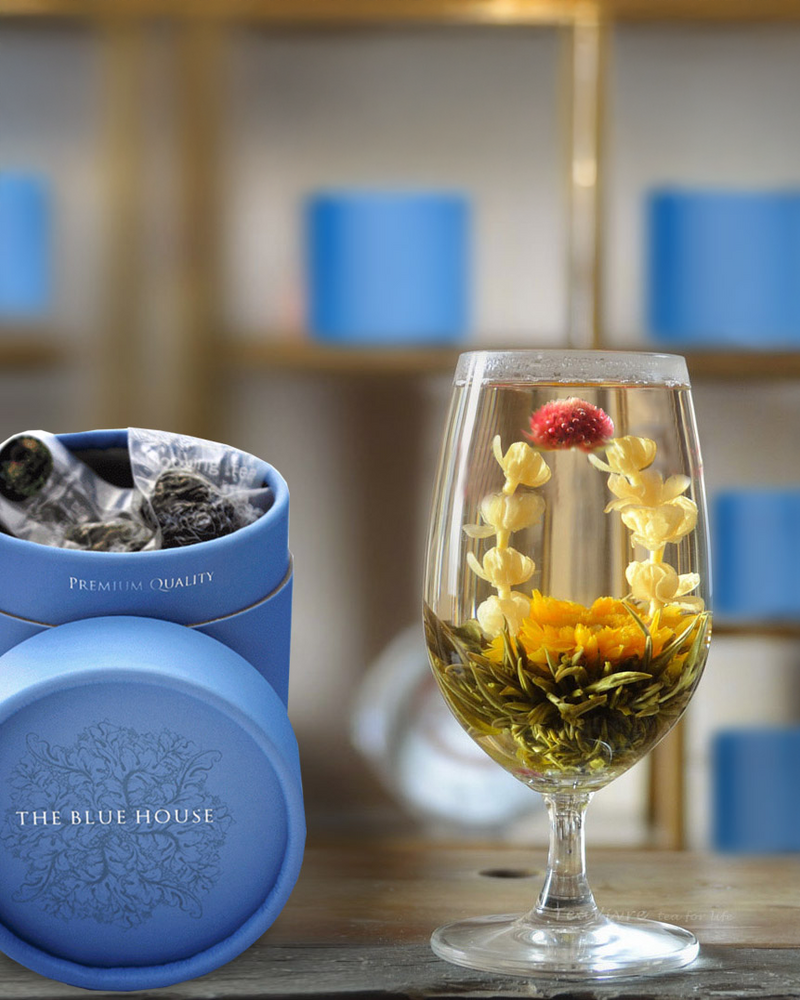 Emperor's Jasmine Blooming tea - THE BLUE HOUSE